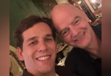 Así posaron: presidente de la FVF Jorge Andrés Giménez se vio junto al presidente de la FIFA Gianni Infantino (+ Fotos)
