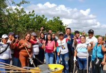 Comenzó Plan Comunal de Limpieza de Canales y Arroyos en El Viñedo (+ Fotos)