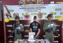 GNB detuvo a un hombre con 342 mil 200 dólares falsos procedente del estado Táchira