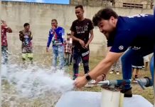 Gobernación de Monagas activó pozo de agua potable en el sector Lirios del Este, de Santa Elena de Viboral