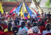 Autoridades locales realizan visita y abordan problemátïcas en la Parroquia Unión