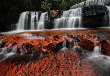 Déjate cautivar por las rocas rojas y aguas cristalinas de Kakó Parú o Quebrada de Jaspe en la Gran Sabana (+ Fotos)