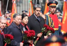 Presidente de Venezuela Nicolás Maduro acompaña a Putin en Moscú por el 80.º aniversario de la victoria sobre el nazismo