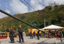 Despliegue de ingenieros de Ventel C.A da continuidad a los trabajos de corte y empalme en el Sistema Teleférico WarairaRepano