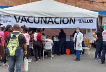 Ministerio de Salud de Venezuela anunció que aplicó más de 271 mil vacunas en jornada nacional