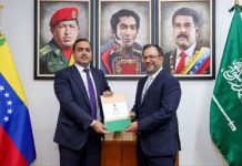 Arabia Saudita busca posible cooperación en distintos rubros con Venezuela