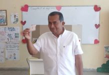 Gobernador de Cojedes ya ejerció su voto desde el ciclo unificado en él municipio Tinaquillo