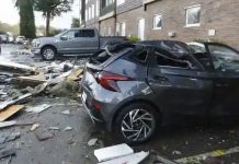 Tornado causó esträgos en Puerto Varas al sur de Chile durante este domingo