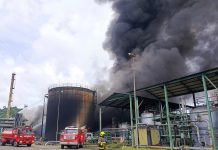 Principal estación petrolera de Ecuador sufrïó un incëndio durante este lunes 26 de mayo