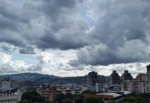 Inameh: Nubosidad fragmentada y lluvias en 11 estados de Venezuela este 1 de mayo