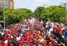 Venezolanos marchan este sábado en Caracas en respaldo a las elecciones del pasado 25-may