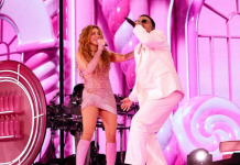 Shakira y Rauw Alejandro sorprenden juntos al público del MetLife Stadium en New Jersey