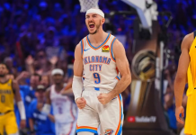 Thunder venció a los Pacers y se colocó a uno del título en las finales de la NBA