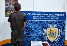 PNB detuvo en flagranciä a un sujeto por el presunto delitö de homicidiö frustrado en Caracas