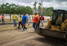 Gobernador de Falcón supervisa intervención en Av. Ramón Antonio Medina: Más de 4 mil toneladas de asfaltos distribuidos en 7km (+ Fotos)