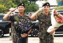 RM y V integrantes de BTS cierran etapa militar y reactivan la cuenta regresiva para el regreso del grupo