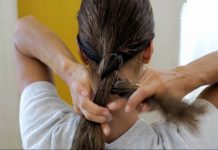 Si el cabello está mojado y lo recogemos haciendo una cola retorciéndolo, lo partiremos con más facilidad (+ Detalles)
