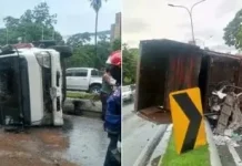 Accidente en la autopista Francisco Fajardo genera cierre temporal y deja un herido