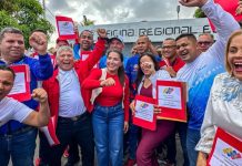 Sucre respaldó inscripción de los candidatos a las alcaldías por el GPPSB