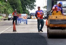 Asfaltado en la Autopista Puerto Cabello – Valencia optimizará vialidad