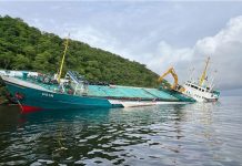 Buque guyanés encalla en Isla Monos: alerta de contaminación en aguas del caribe