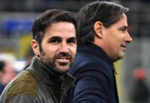 El Inter de Milán confirmó la salida de Simone Inzaghi y piensa en Fábregas para sustituirlo