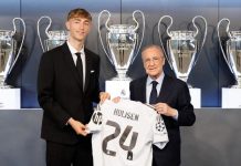 El Real Madrid hizo la presentación oficial de Dean Huijsen como su nuevo refuerzo y reveló su dorsal