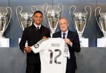 Trent Alexander-Arnold jugará con el dorsal número “12” en su nueva aventura con el Real Madrid