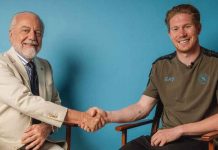 ¡Ya llegó a Nápoles! Kevin De Bruyne fue presentado en su nuevo equipo