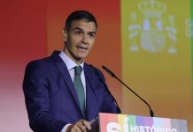 Pedro Sánchez lideró acto para conmemorar el 20° aniversario de la aprobación del matrimonio igualitario en España