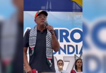 Presidente de la AN, Jorge Rodríguez, exige desarme nuclear de Israel en marcha por la paz en Caracas