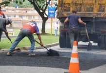 Más de 160 toneladas de asfalto se distribuyeron en varias avenidas de Valencia