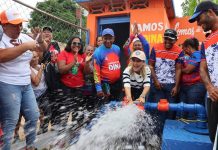 Alcaldesa Dina Castillo inauguró pozo de agua profunda en Lomas de Urdaneta I