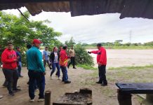 Construyen protección a pilotes del puente sobre el río de Santo Domingo en la autopista José Antonio Páez en Barinas (+ Detalles)