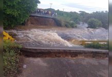 Ministro de Transporte ejecuta inspección en el Puente La Muertä en Apure tras la reciente socavación causada por la crecida del río