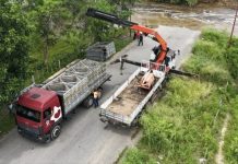 Avanza la construcción del puente en Bruzual para restituir el tránsito en el estado Apure (+ Vídeo)