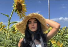 La venezolana Ninoska Vásquez de vacaciones en verano: Así se ve un campo de girasoles cerca de Pisa, Italia (+ Fotos y Video)