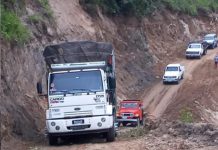 Restablecido el paso vehicular por la Curva del Viento en Mérida tras labores de recuperación vial (+ Fotos)