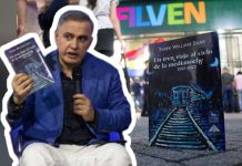 «Un tren viaja al cielo de la medianoche» de Tarek William Saab encabeza la lista de bestsellers en Filven (+ Fotos)