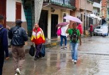 Pronóstico del Inameh para este viernes 18 de julio es de cielo nublado y lluvias dispersas en gran parte del país