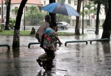 Inameh prevé lluvias dispersas de intensidad variada en gran parte del país para este lunes 21 de julio