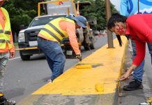 Autoridades en Aragua aceleran la transformación vial con plan integral de demarcación y bacheo