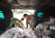 Fuerza Armada Nacional traslada alimentos y medicinas para atender la emergenciä por las lluvias en el estado Barinas