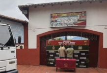 Capturados dos sujetos que se hacían pasar por agroproductores para trasladar sustancias ilícitäs en Táchira