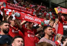 Liverpool rindió homenaje a Diogo Jota y su hermano André Silva en su primer juego de pretemporada