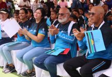 Abanderan delegación de Monagas para los 19 Juegos Nacionales Estudiantiles 2025 que se realizarán del 01 al 17 de agosto en Lara, Falcón y Yaracuy