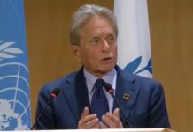 El actor de Hollywood Michael Douglas critica en la ONU las decisiones políticas que está tomando Estados Unidos