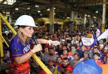 Encuentro de trabajadores respaldó la candidatura de Dina Castillo a la Alcaldía de Valencia el próximo 27-jul