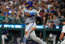 Salvador Pérez se convirtió en el sexto pelotero con más hits en la historia de Kansas City