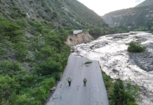Realizan trabajos de levantamiento cartográfico en la región andina afectada por las lluvias